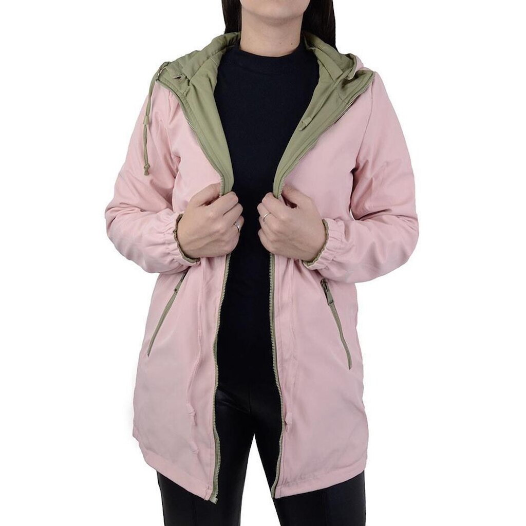 Jaqueta Pellini Parka Dupla Face Feminina