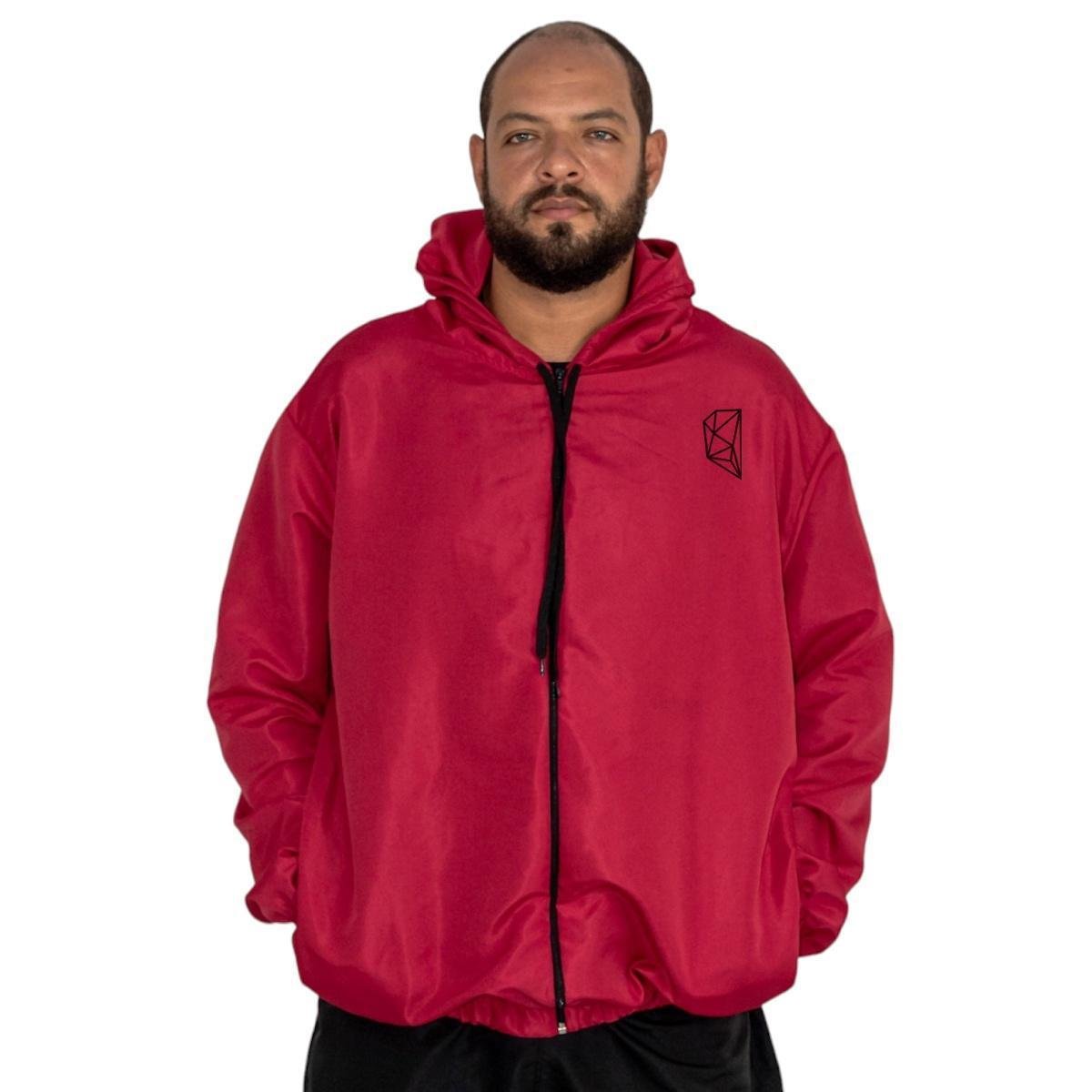 Jaqueta Plus Size Corta Vento Street Agasalho Masculino Grande