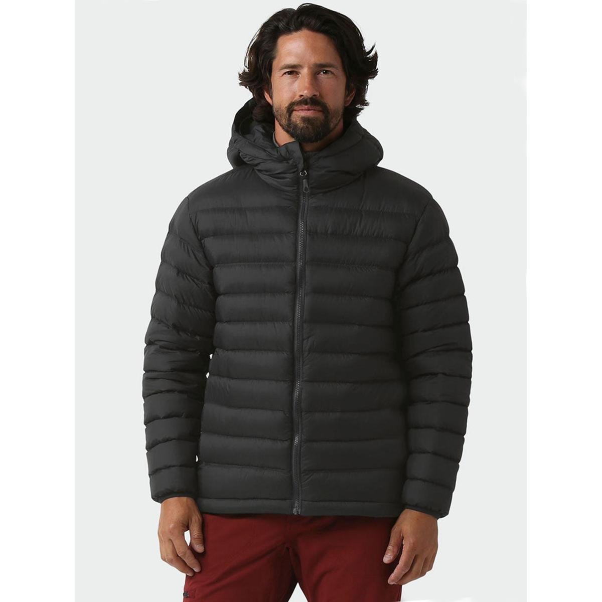 Jaqueta Puffer Capuz Diagonal em promoção na Netshoes!