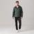 Jaqueta Puffer com capuz de moletom Masculina Endless Rock e Soda - Verde Militar