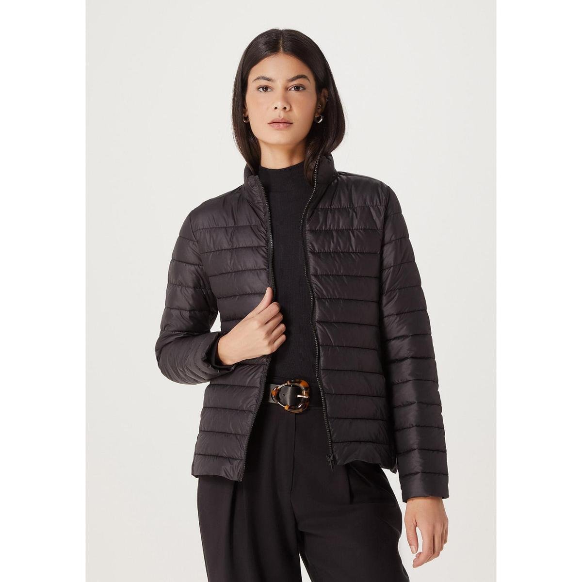 Jaqueta Puffer De Matelassê Com Forro Feminina Menor preço em Jaqueta Puffer De Matelassê Com Forro Feminina