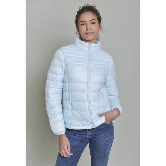Menor preço em Jaqueta Puffer Dialogo Com Forro Interno e Bolsos - Azul