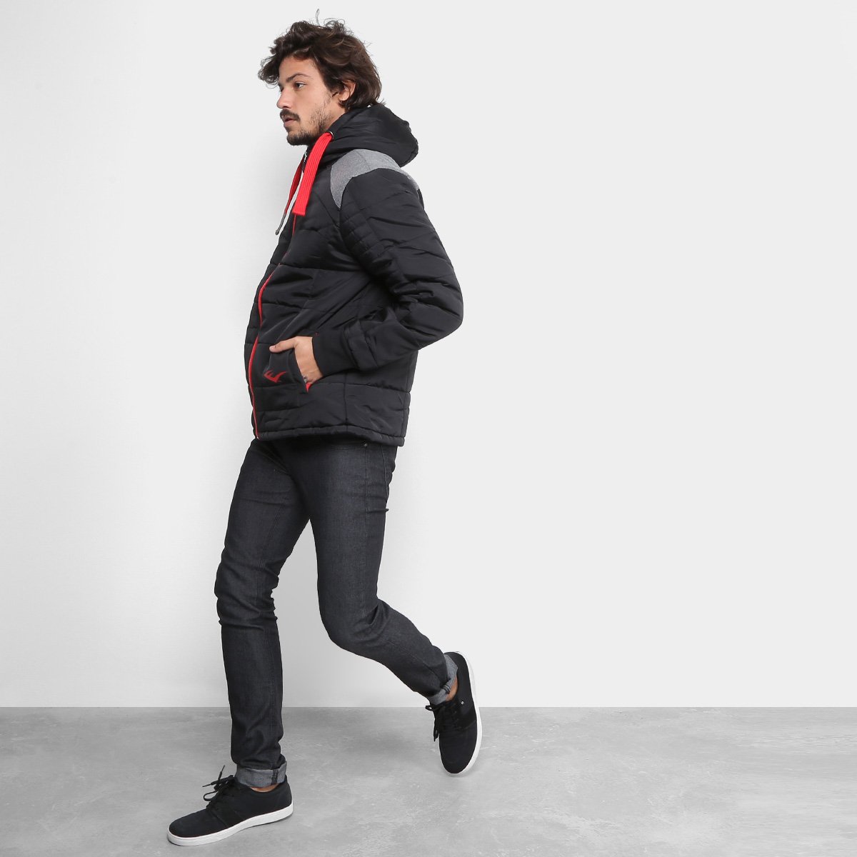 jaqueta puffer everlast