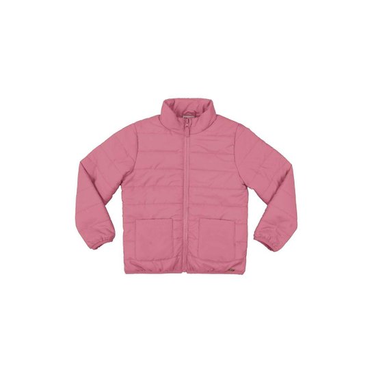 Jaqueta Puffer Infantil Feminina Rovitex - ROSA - 8 - Rosa Menor preço em Jaqueta Puffer Infantil Feminina Rovitex - ROSA - 8 - Rosa