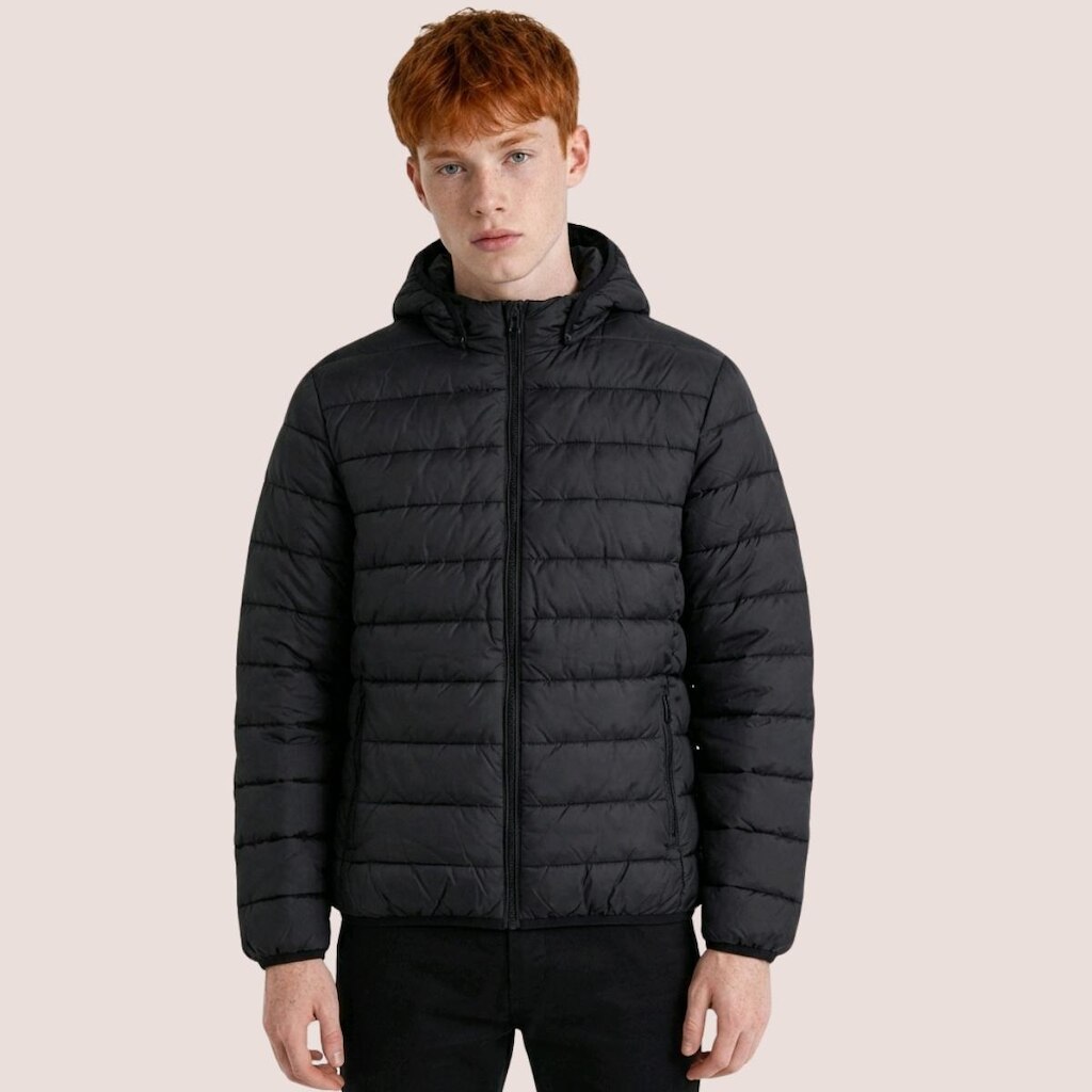 Jaqueta Puffer Juvenil Acolchoada Confortável Frio