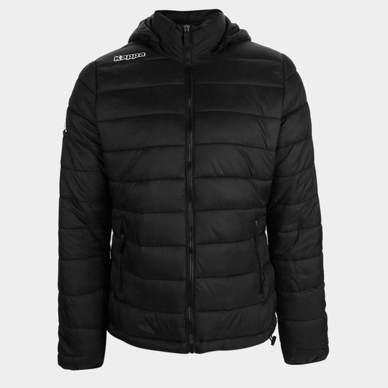 Jaqueta Puffer Kappa Sport C/ Capuz Feminina - Preto Menor preço em Jaqueta Puffer Kappa Sport C/ Capuz Feminina - Preto