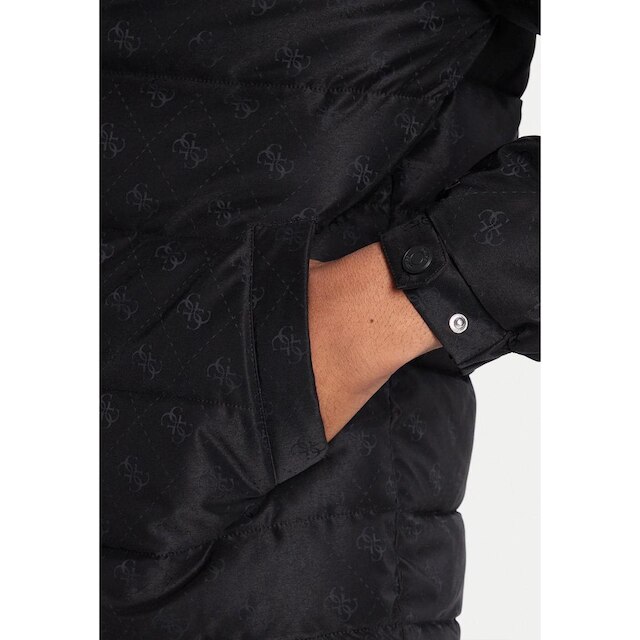 Jaqueta Puffer Monograma Preto