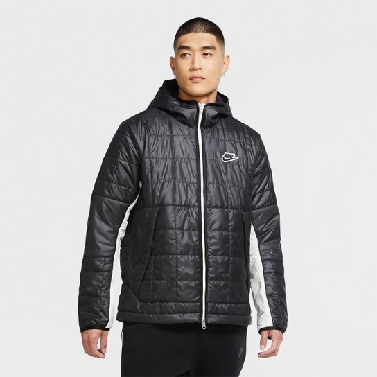 Jaqueta Puffer Nike Sportswear Fleece Masculina - Cinza+Preto é ruim? Jaqueta Puffer Nike Sportswear Fleece Masculina - Cinza+Preto é boa?