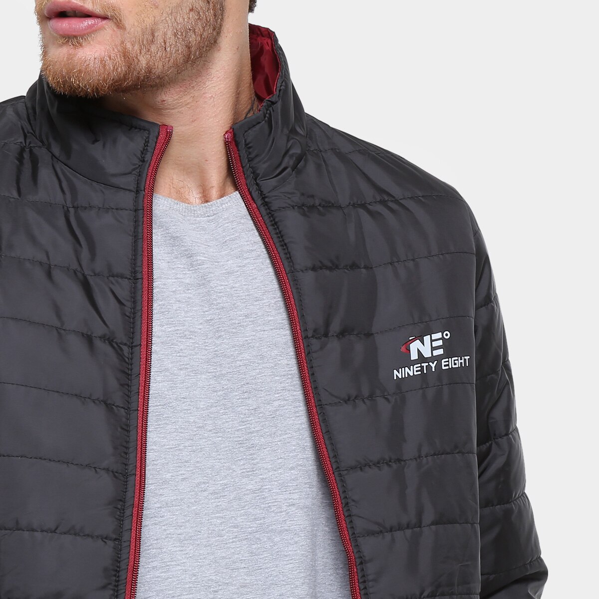 jaqueta puffer ninety eight nylon masculina