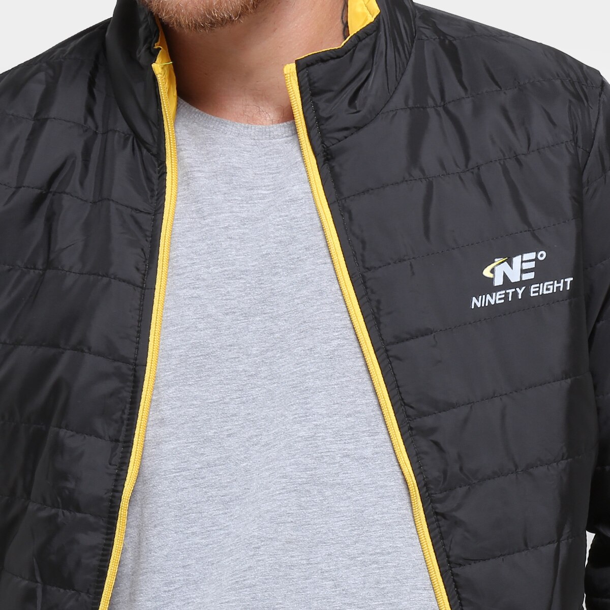 jaqueta puffer ninety eight nylon masculina
