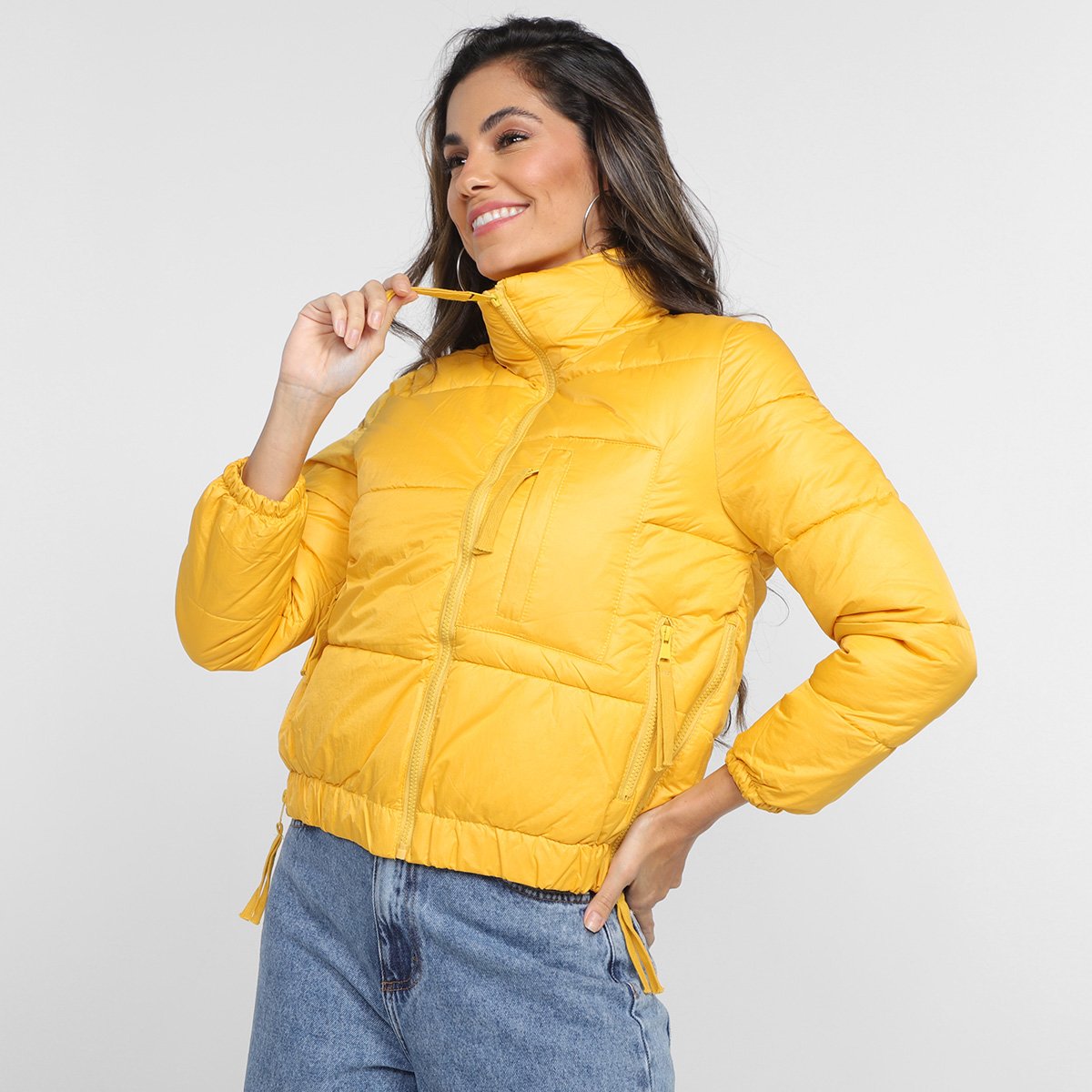 Jaqueta Puffer Pellini Gominhos Feminina Jaqueta Puffer Pellini Gominhos Feminina