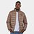 Jaqueta Puffer Red Nose Gola Alta Masculina - Caramelo