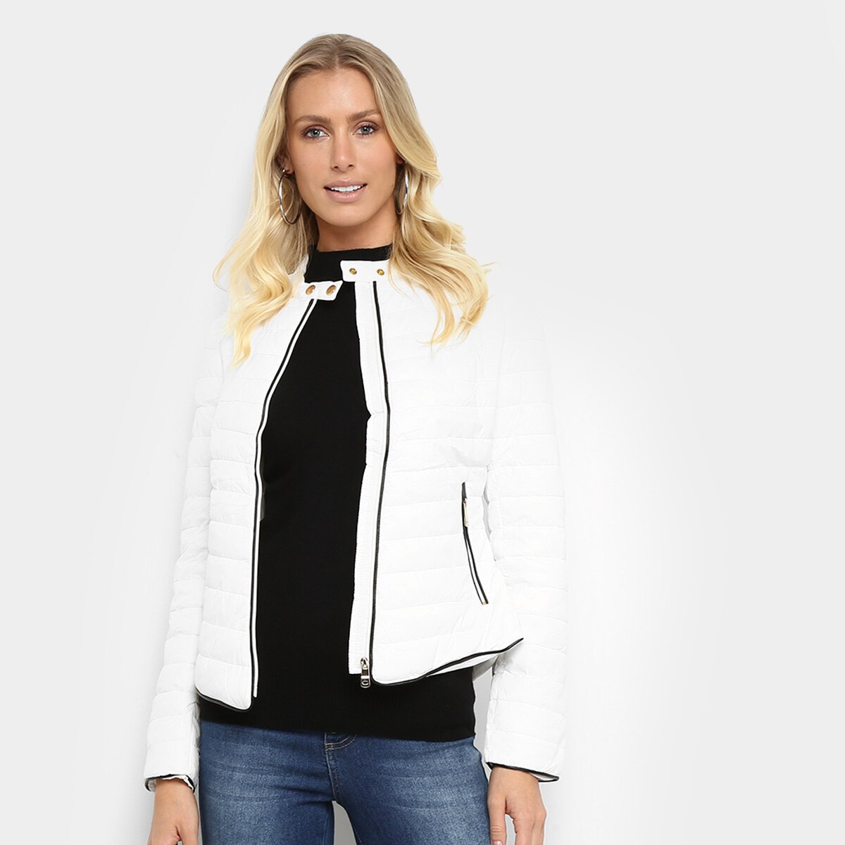 jaqueta nylon com touca sail voyage