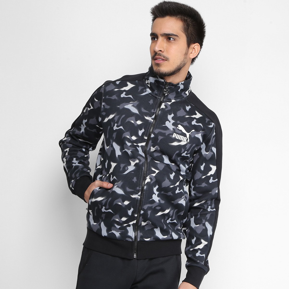 jaqueta puma camuflada