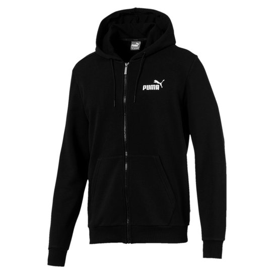 Jaqueta Puma ESS FZ Hoody TR Masculina - Preto é boa?