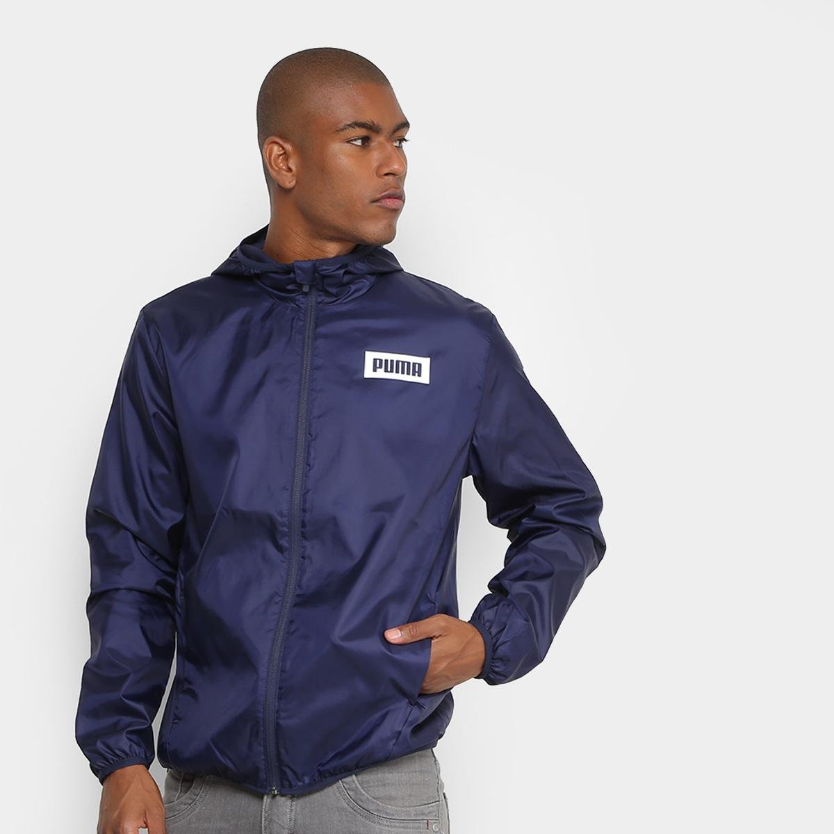 puma graphic windbreaker
