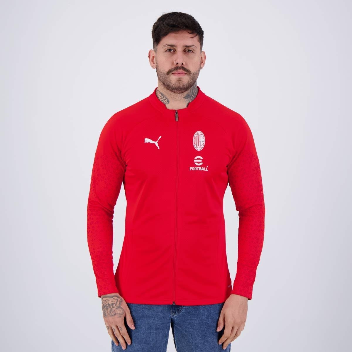 Jaqueta Puma Milan Treino Menor preço em Jaqueta Puma Milan Treino