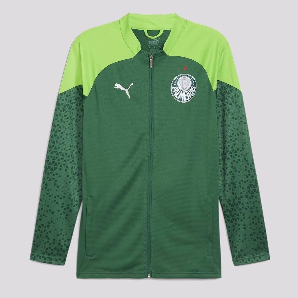Jaqueta Puma Palmeiras Treino Verde Escuro
