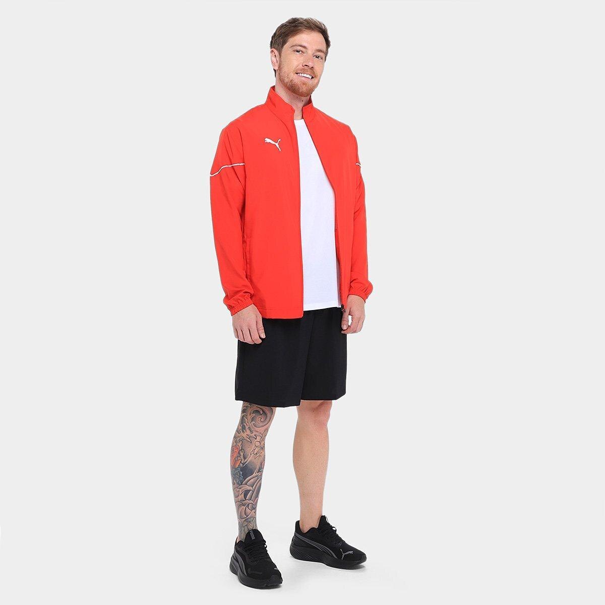 Jaqueta Puma Teamrise Sideline Puma Masculina - Vermelho | Netshoes