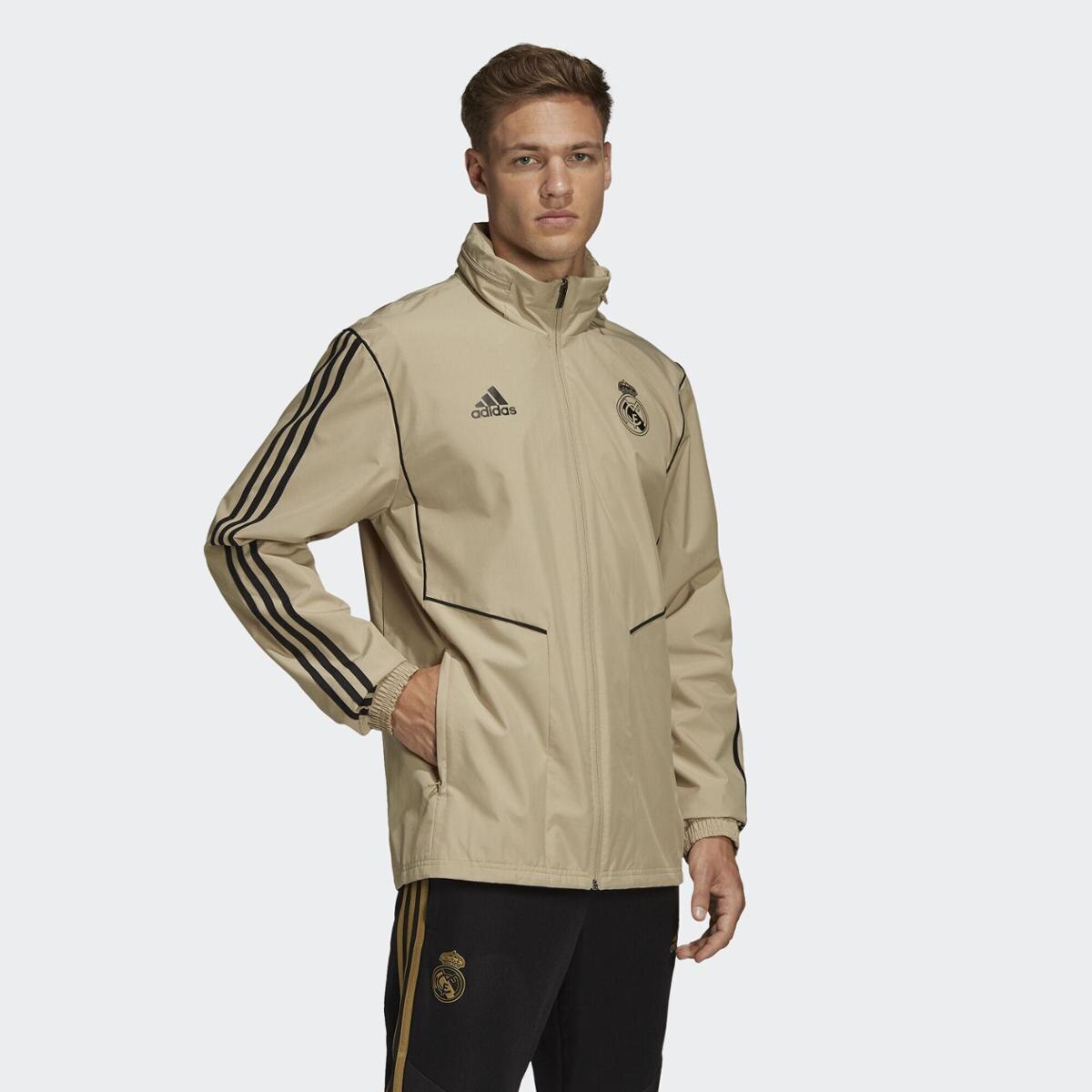 jaqueta adidas masculina bege