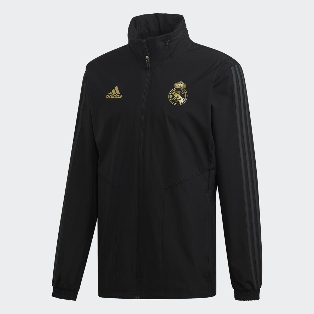 Jaqueta Real Madrid All-Weather Adidas Masculina - Preto | Netshoes