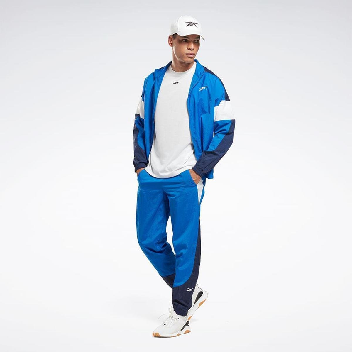 Jaqueta Reebok Train Woven Masculina - Azul | Netshoes