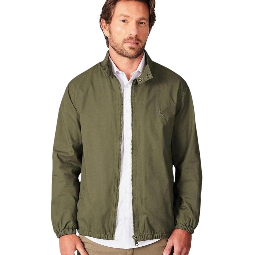 Jaqueta Reserva Casual Sarja Masculino Cinza Concreto