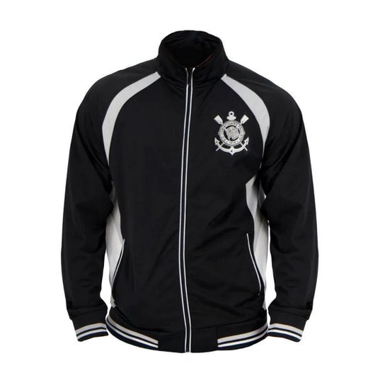 Jaqueta Retrô Corinthians Classic Edition - Preto Menor preço em Jaqueta Retrô Corinthians Classic Edition - Preto
