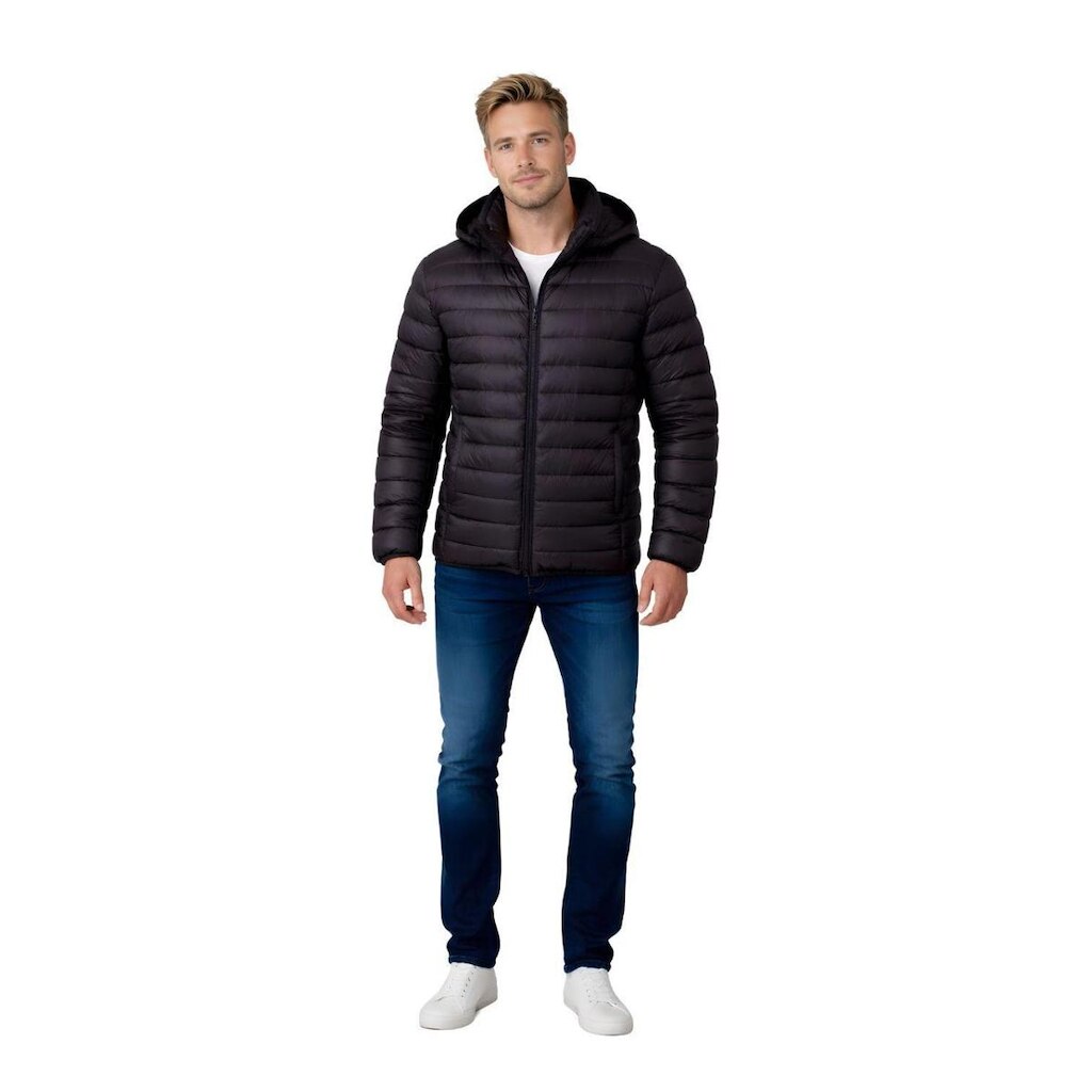 Jaqueta Roger Bobojaco Masculina Com Capuz Removível