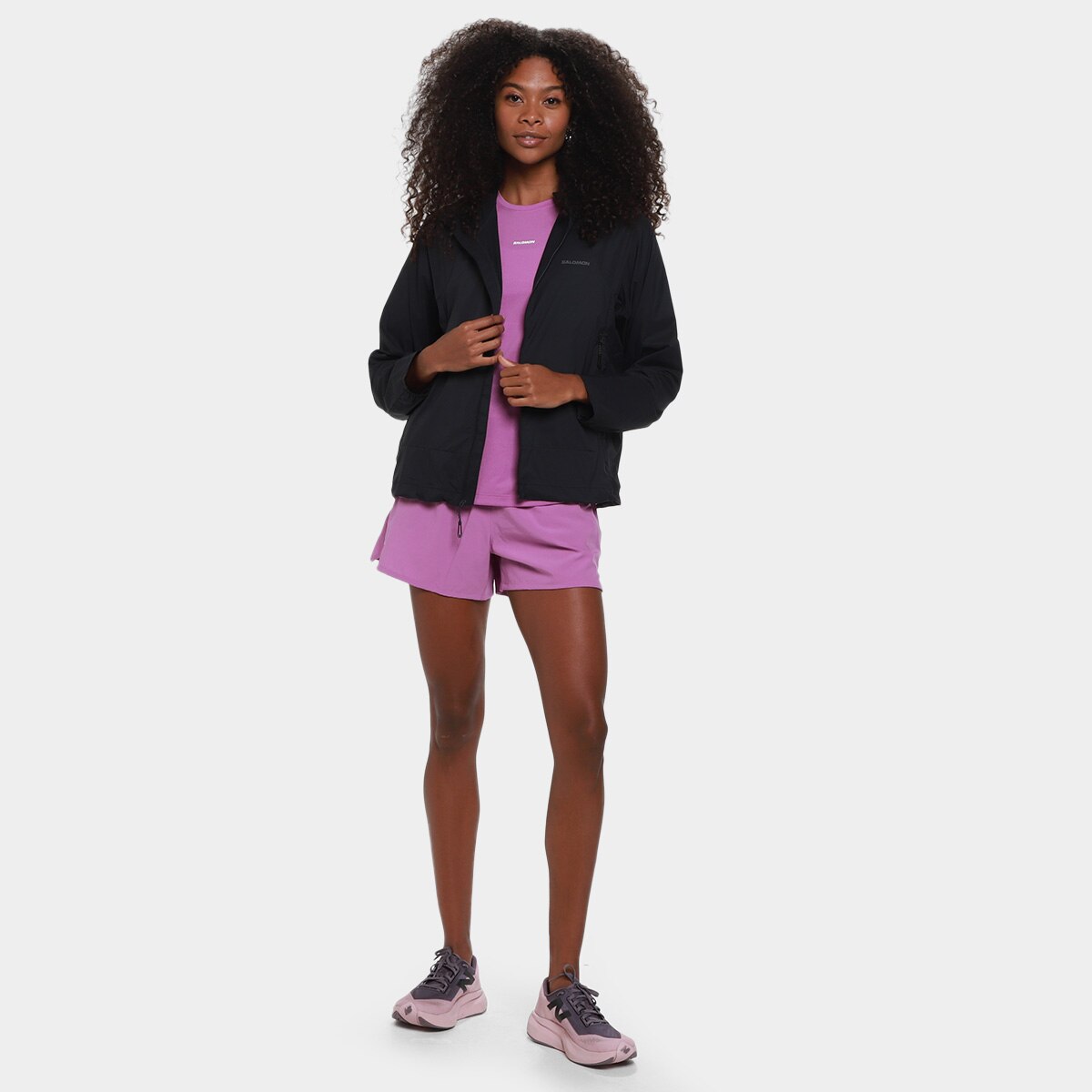 Jaqueta Salomon Outwind Fz Deep Black Feminina - 6