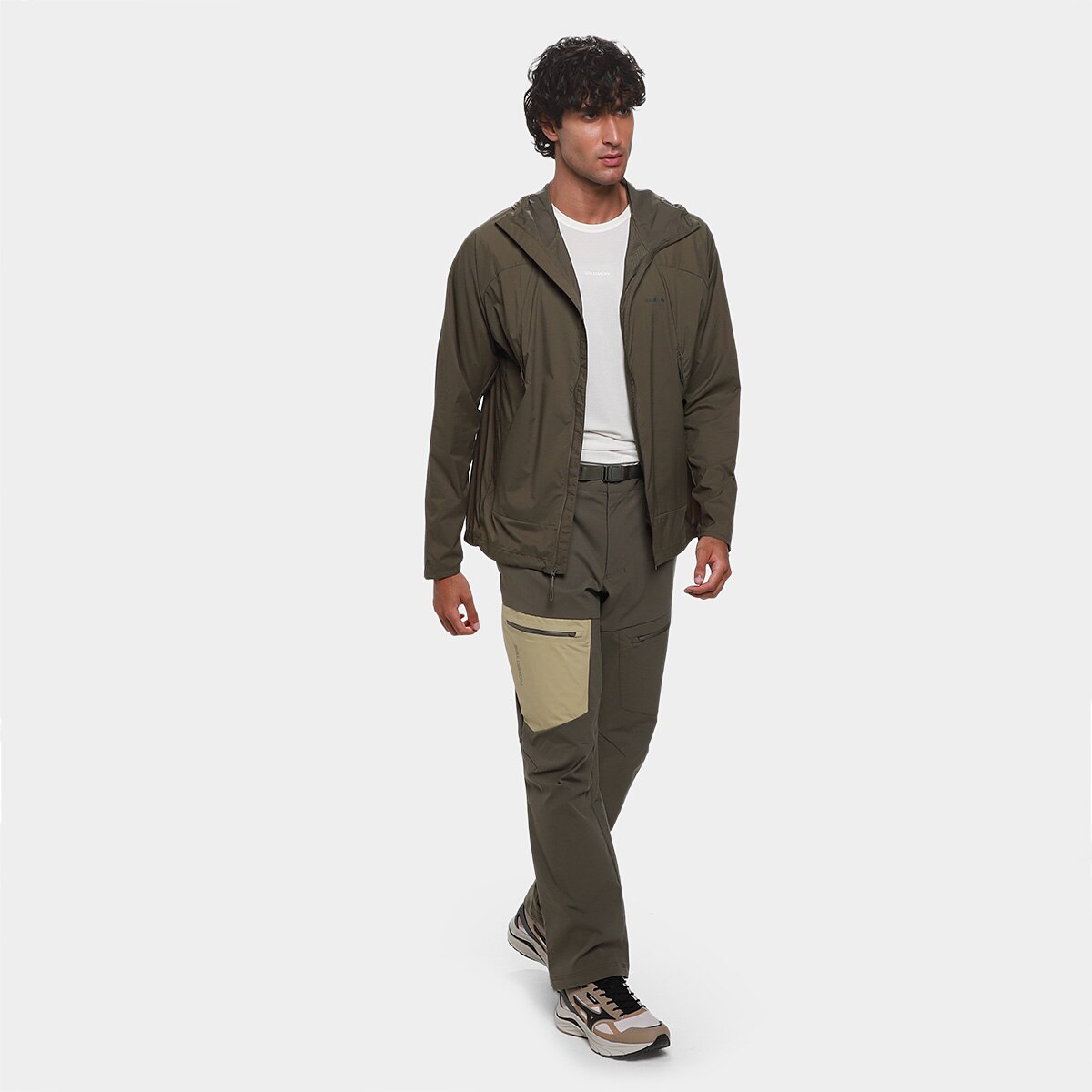 Jaqueta Salomon Outwind Fz Grape Leaf Masculina - 4