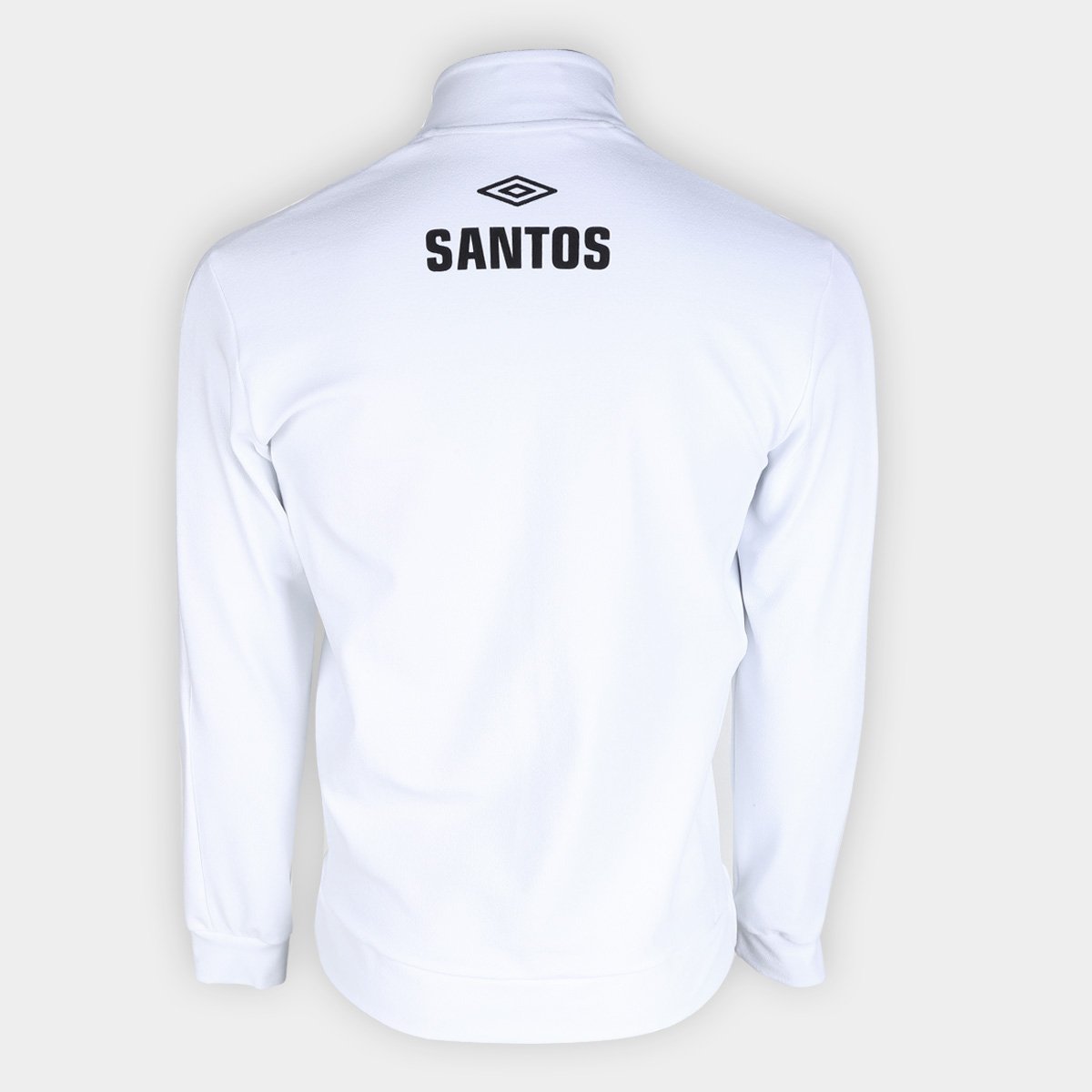 Jaqueta Santos Umbro Hino 2019 Masculina Preto+Cinza Netshoes