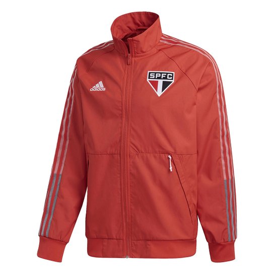 Jaqueta São Paulo 20/21 Hino Adidas Masculina - Vermelho é ruim? Jaqueta São Paulo 20/21 Hino Adidas Masculina - Vermelho é boa?
