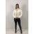 JAQUETA SARJA COM PELO LUREX OFF-WHITE REF:  03011307 ANIMALE - Off White