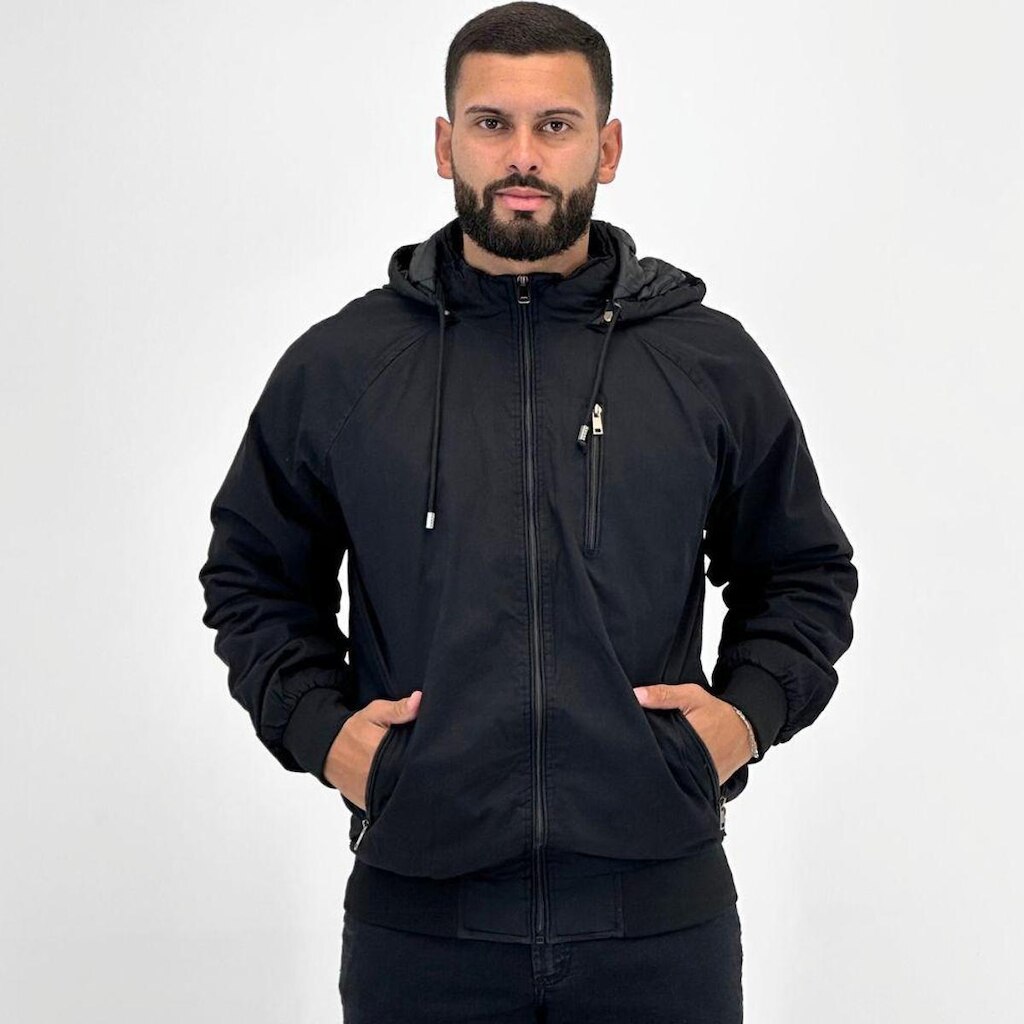 Jaqueta Sea Surf Tecido com Capuz Masculina