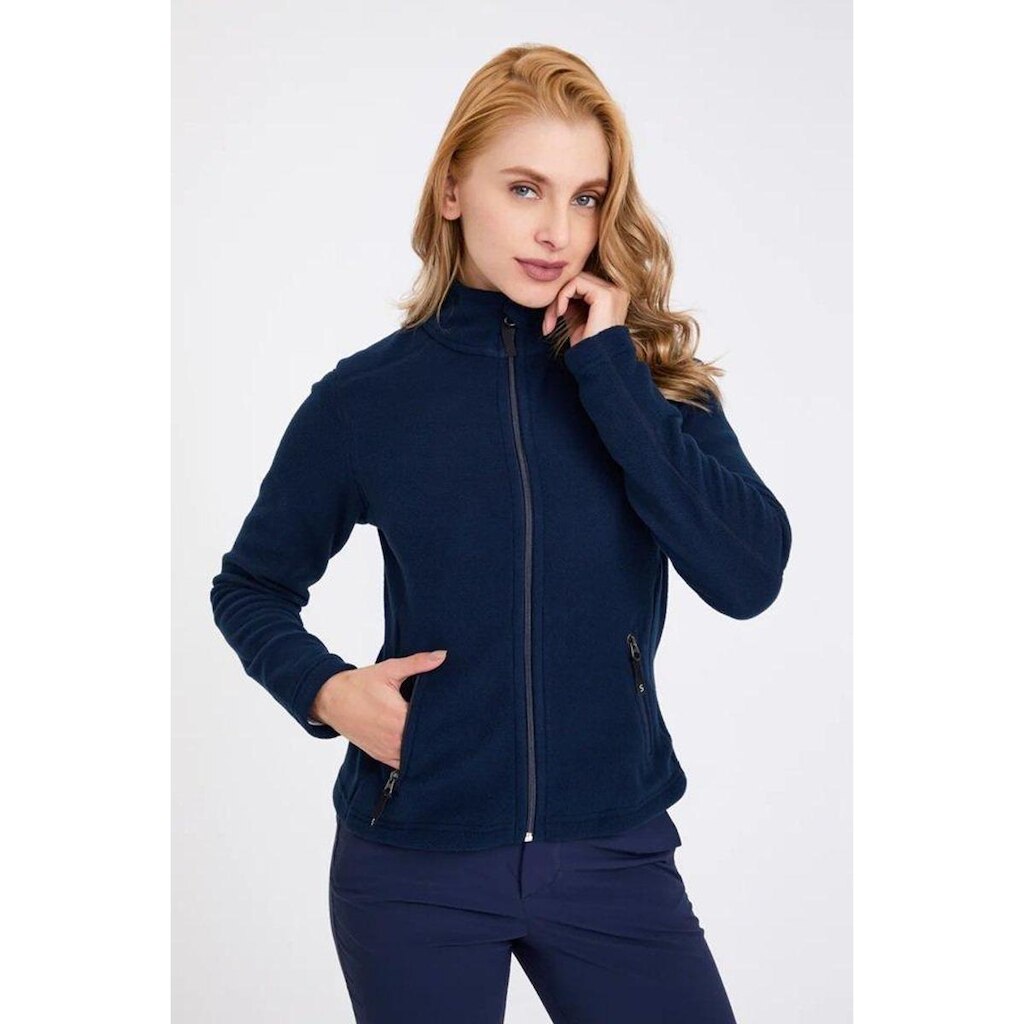 Jaqueta Solo Microfleece III Feminina Azul Marinho