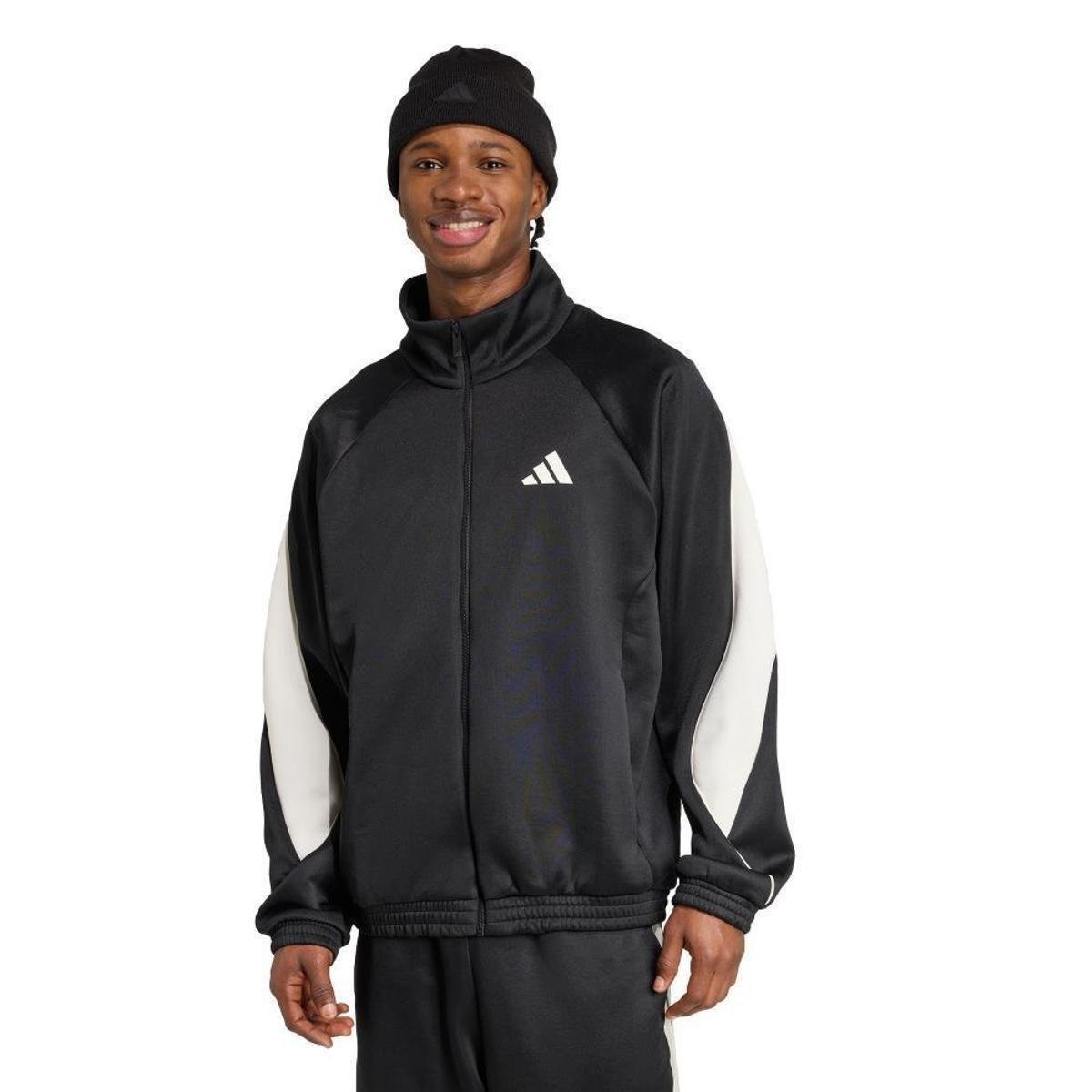 BE:FIRST STADIUM ジャケット Jaqueta Stadium Adidas - Preto+Off White | Netshoes
