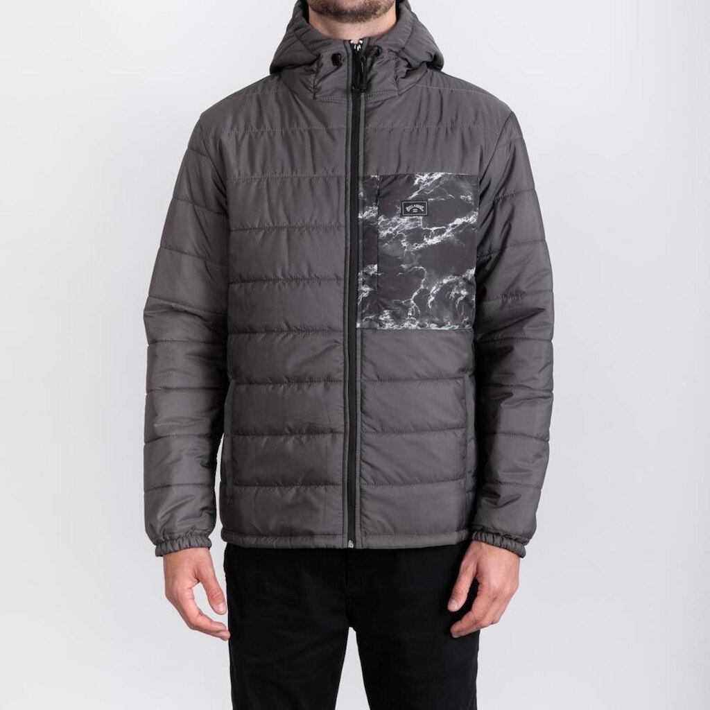 JAQUETA STEALTH PUFFER - CINZA ESCURO - G