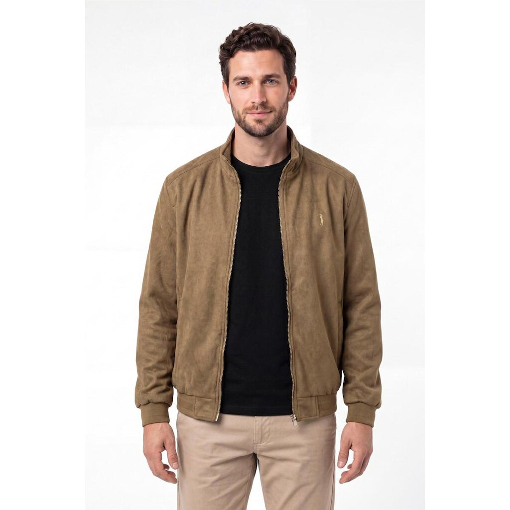 Jaqueta Suede Aleatory Kinsale Marrom