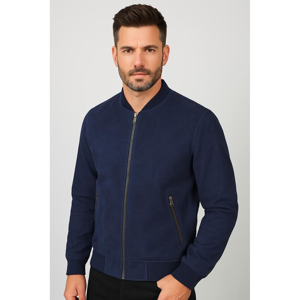 Jaqueta suede básica masculina 91388