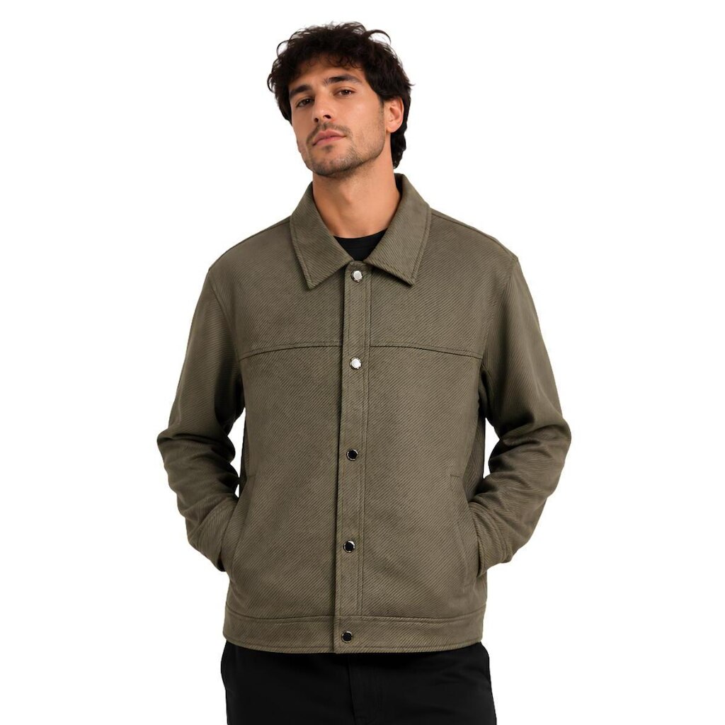 JAQUETA SUEDE BROKEN RULES MASCULINO REF: BRO510100