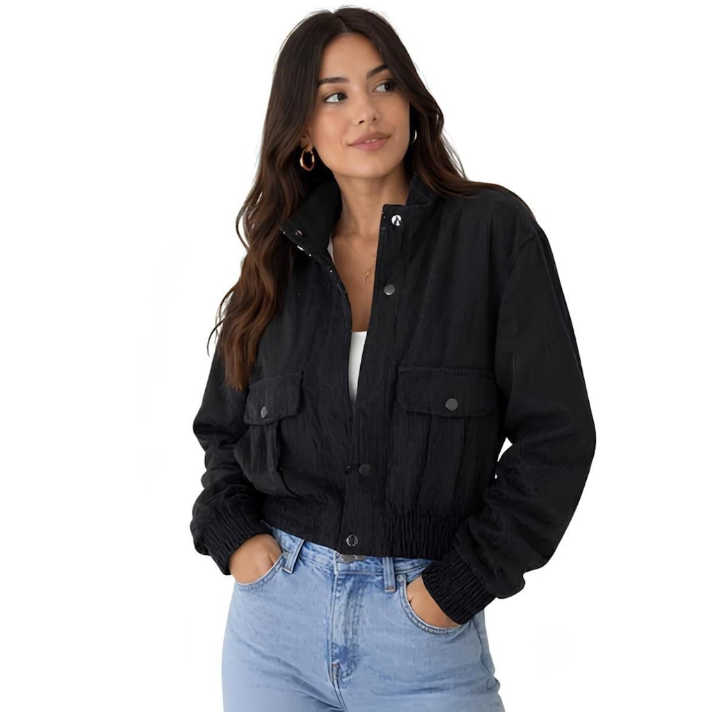 JAQUETA SUEDE FACINELLI FEMININO REF: FAC690178