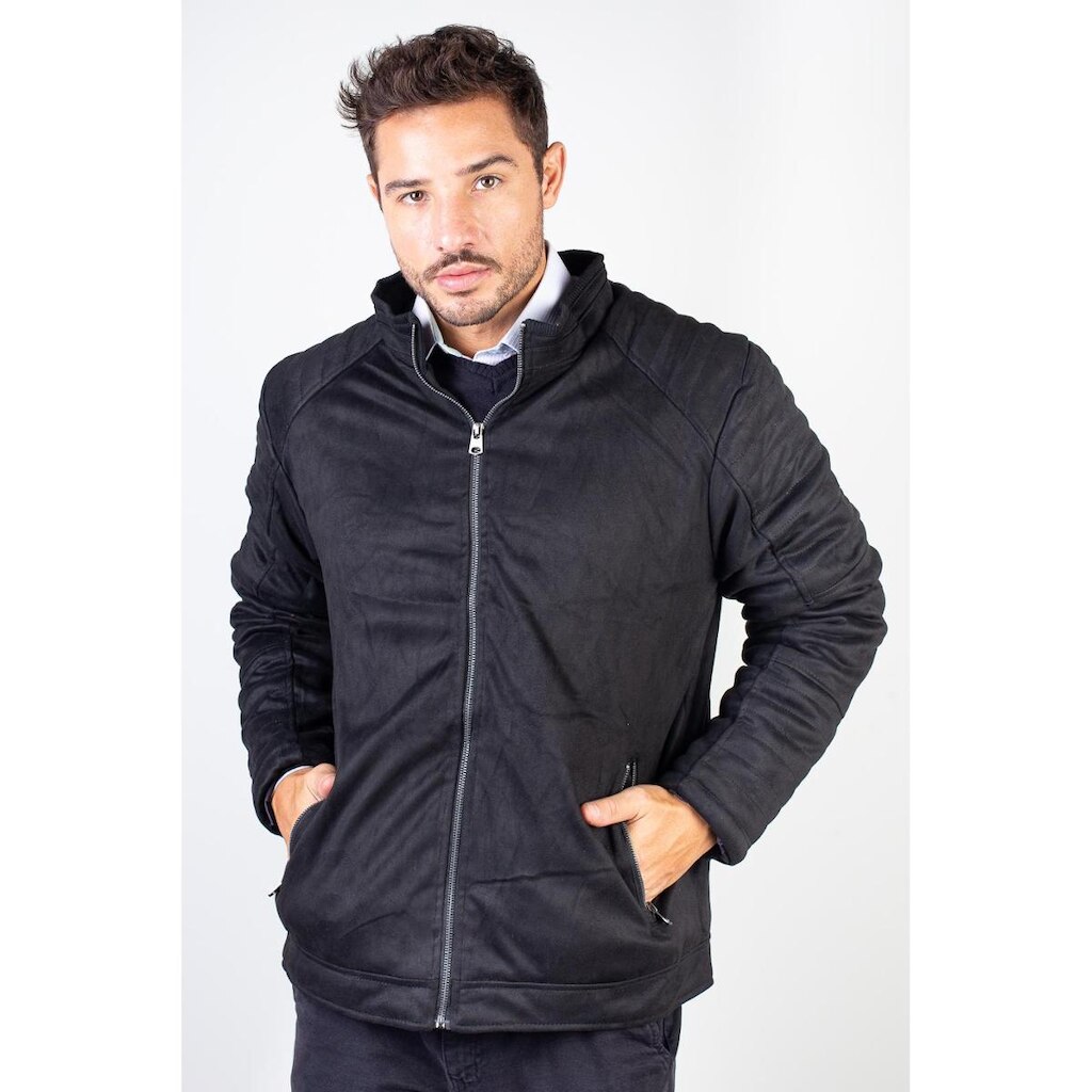 Jaqueta suede masculina forrada 94125