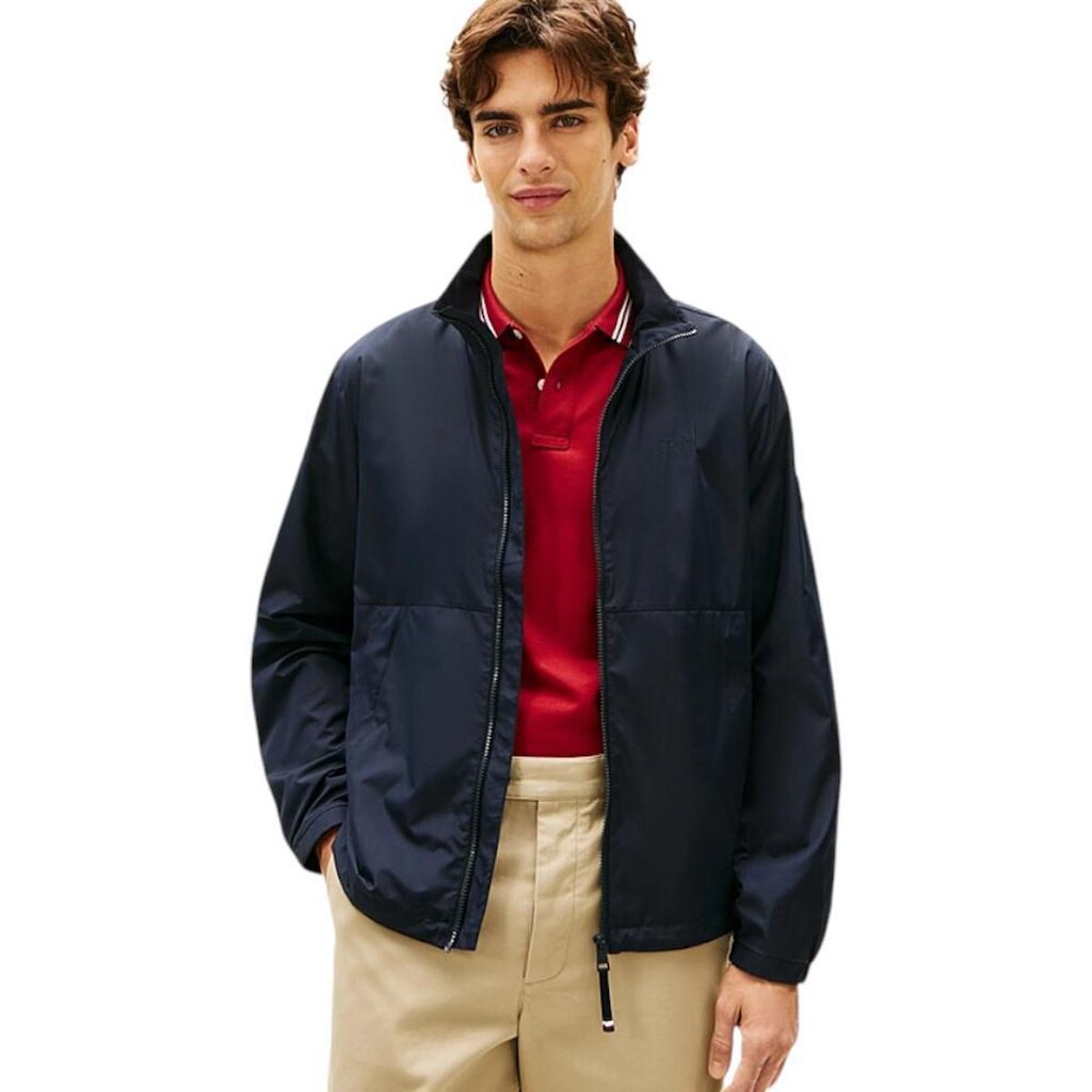 Jaqueta Tommy Hilfiger Branded Blouson Masculino Preto