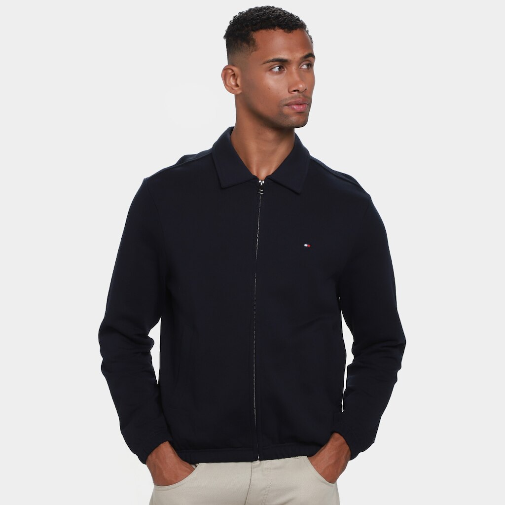 Jaqueta Tommy Hilfiger Essential Terry Ivy Masculina