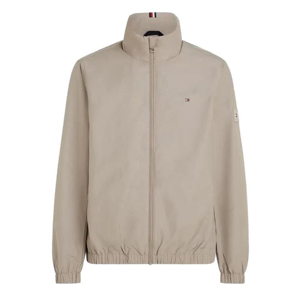 Jaqueta Tommy Hilfiger Masculina Stand Collar Blouson Bege