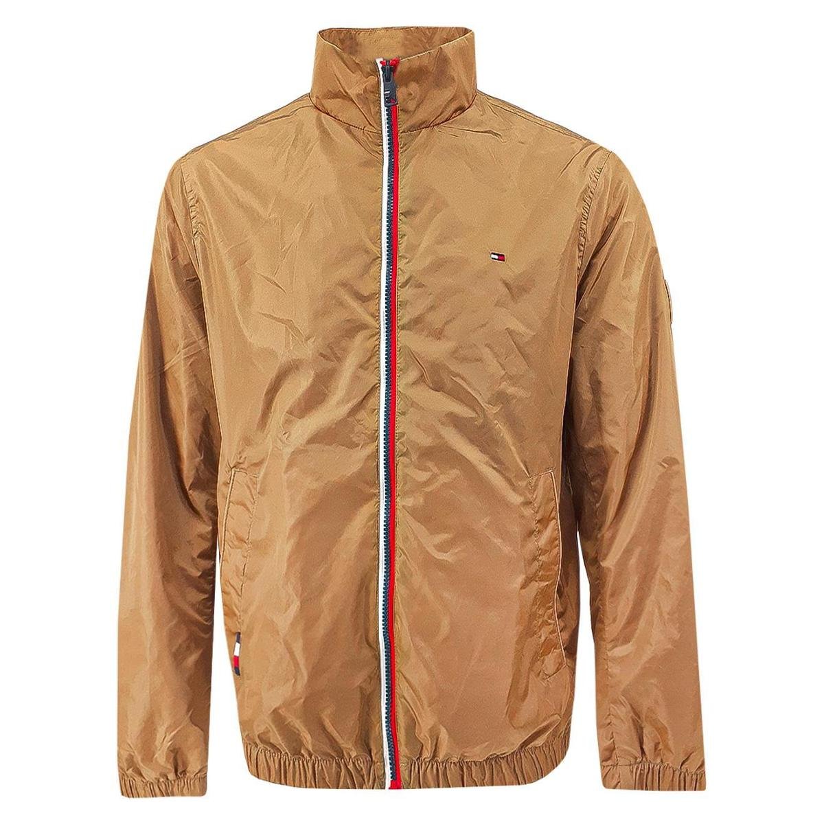 Jaqueta Tommy Hilfiger Masculina Windbreaker Flex Blouson Cáqui Menor preço em Jaqueta Tommy Hilfiger Masculina Windbreaker Flex Blouson Cáqui