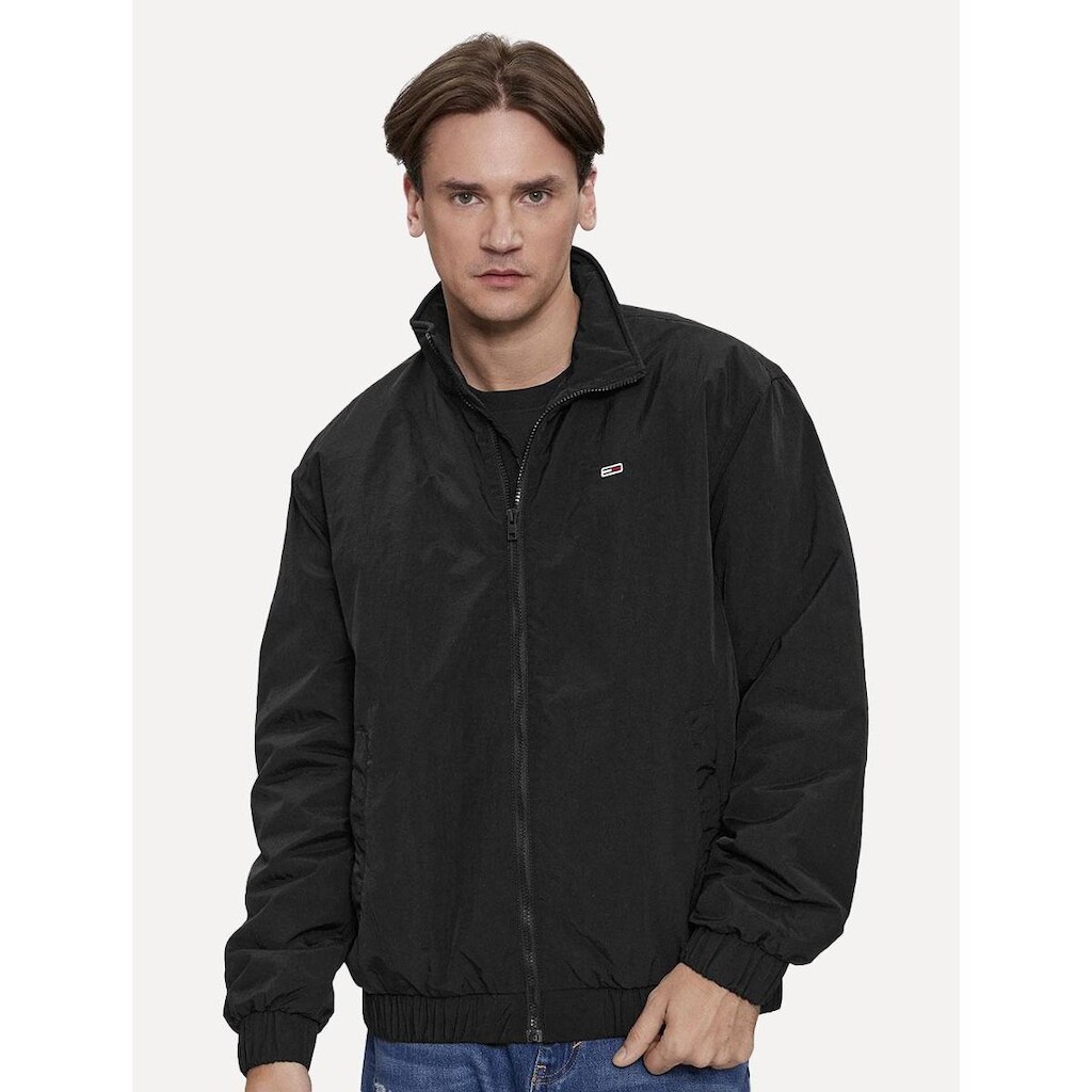 Jaqueta Tommy Jeans Masculina Essential Padded Plain Preta