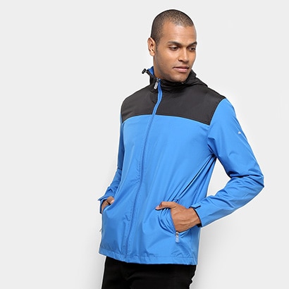 jaqueta treebo nylon capuz feminina
