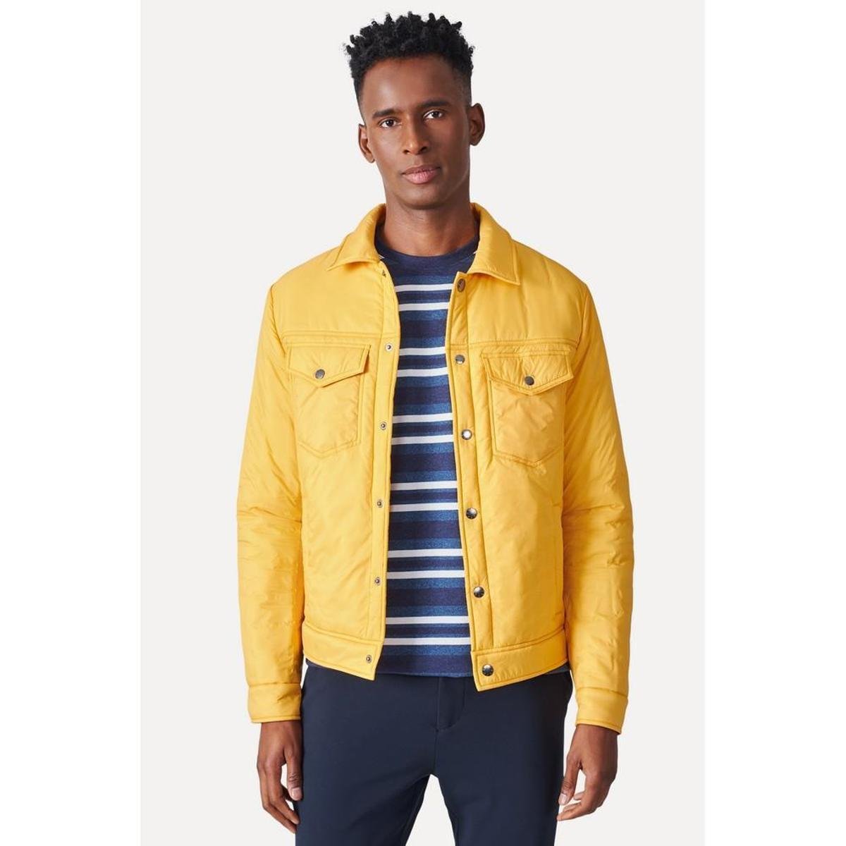 Jaqueta Amarela Jaqueta Reserva Masculina Jaqueta Reserva